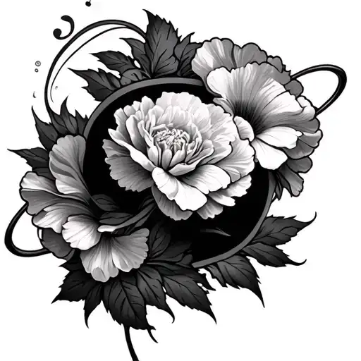 Jupiter With Carnation Flower