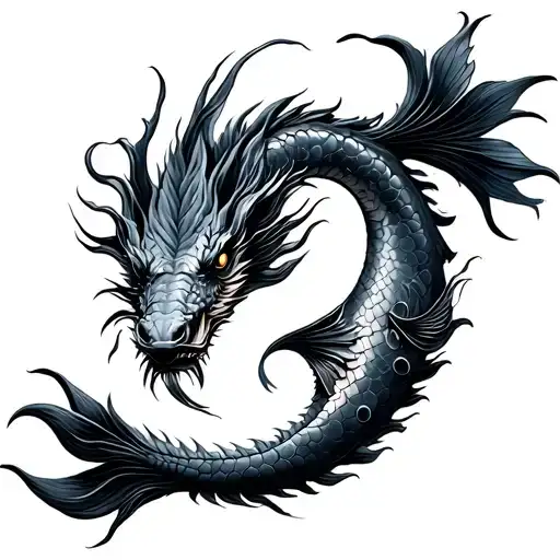 Fish Dragon Yin Yang
