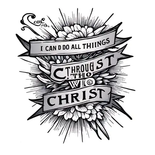 I Can Do All Things Through Christ Who Strengthens Me