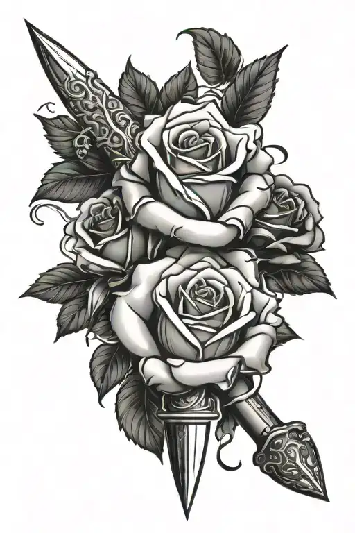 Dagger And Roses