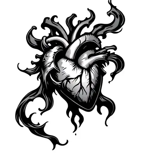 Rock And Steam Heart