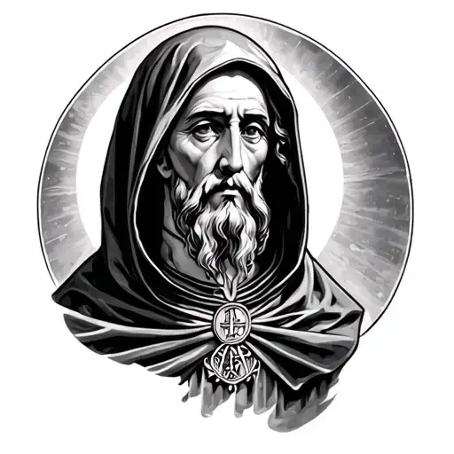 Hooded Saint Benedict