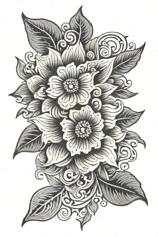 Folk Art Flower