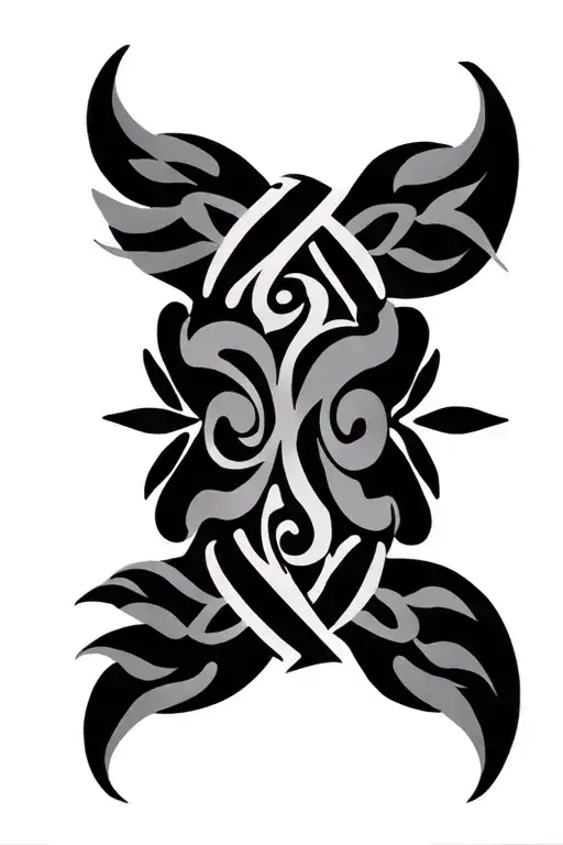 Dominican Taino Tribal Sleeve
