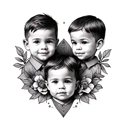 My Son Elston Family Tattoo Design