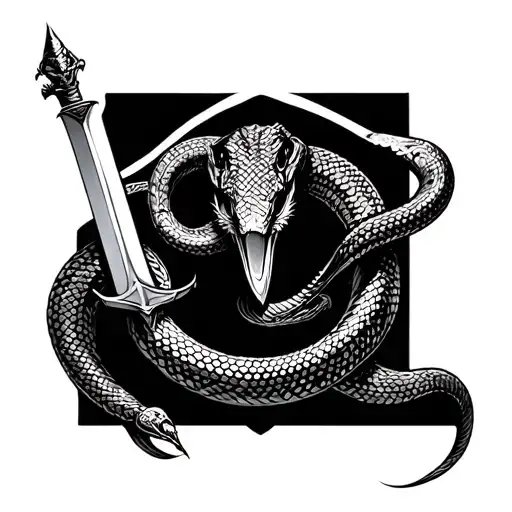 Snake And Sword
