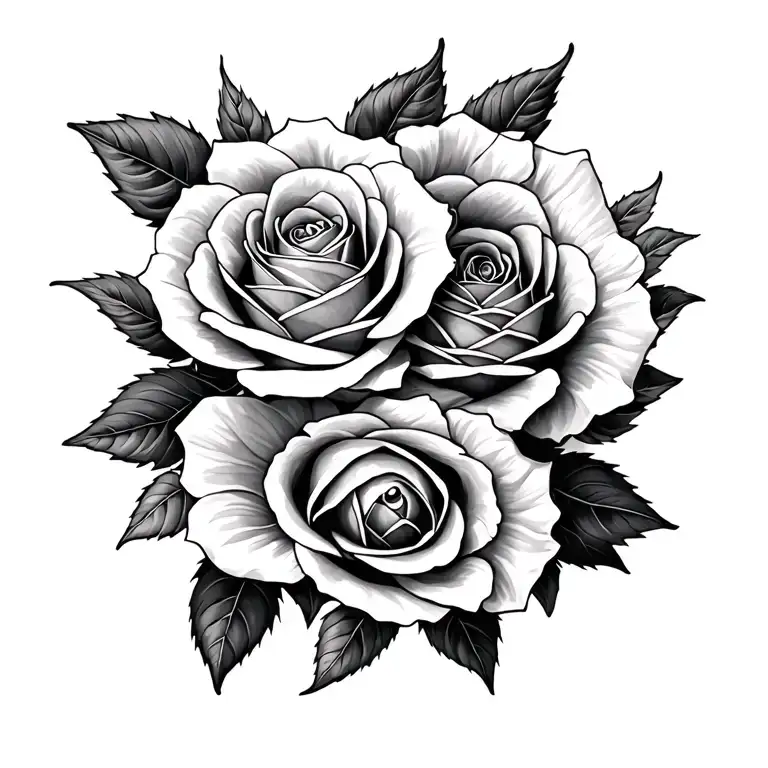 Bohemian Roses Intertwined