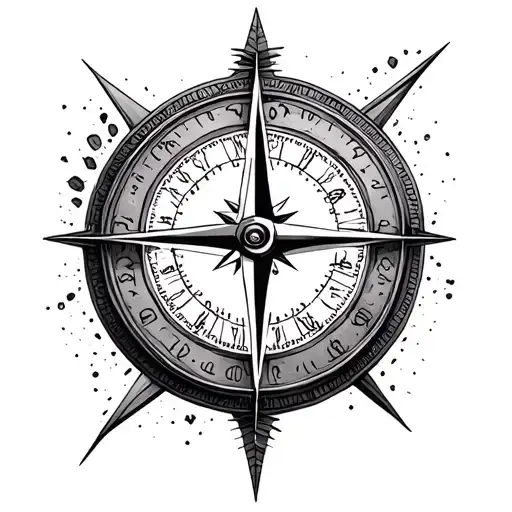 Compass And Clock