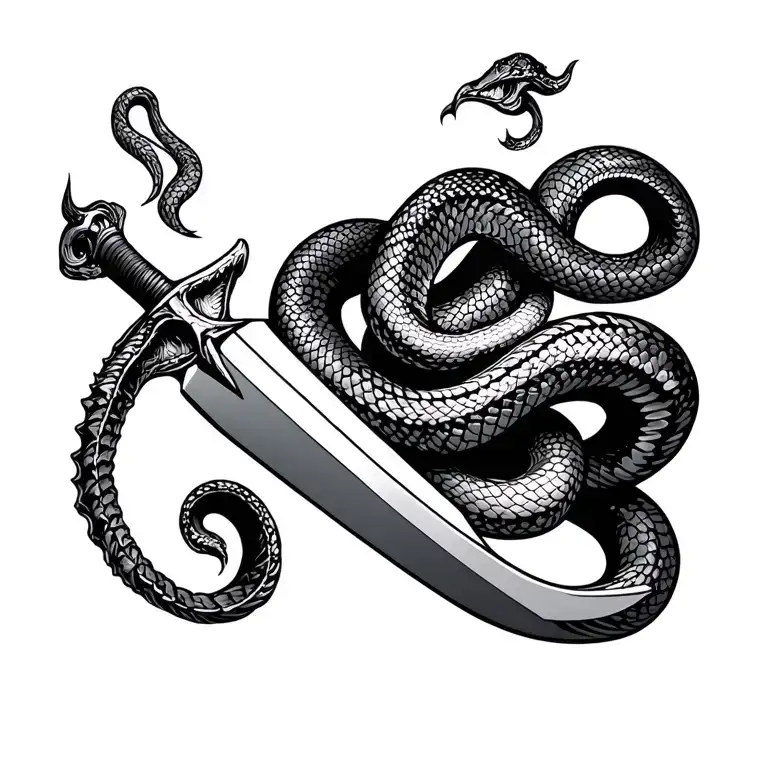 Snake And Sword