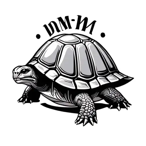 House Of Dnm Text Then Turtle Icon
