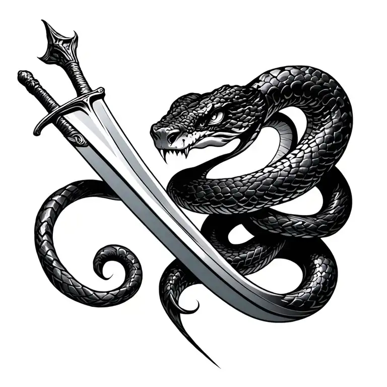 Snake And Sword