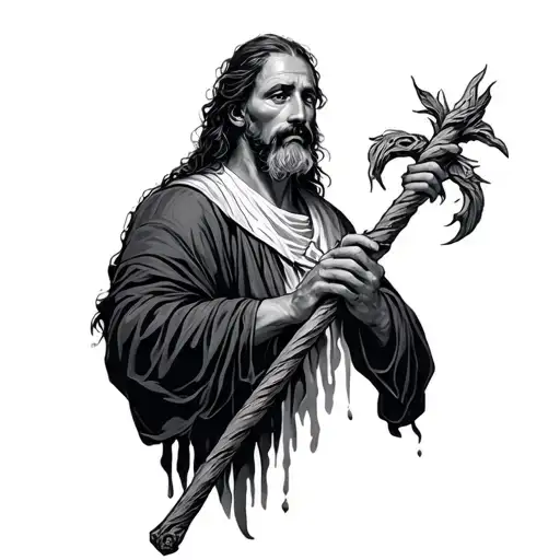 Rod And Staff From Psalm 23