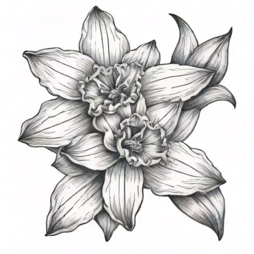 2 Narcissus Flower