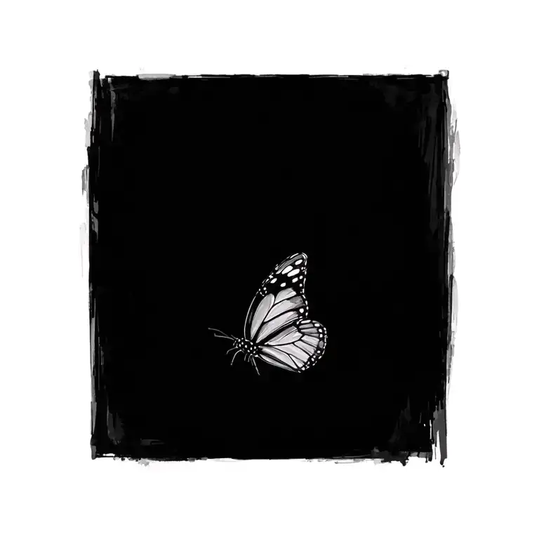 Dee Dee With A Butterfly