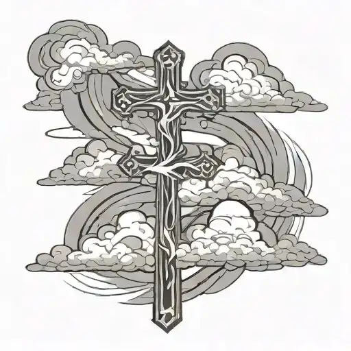 Cross Clouds Forming