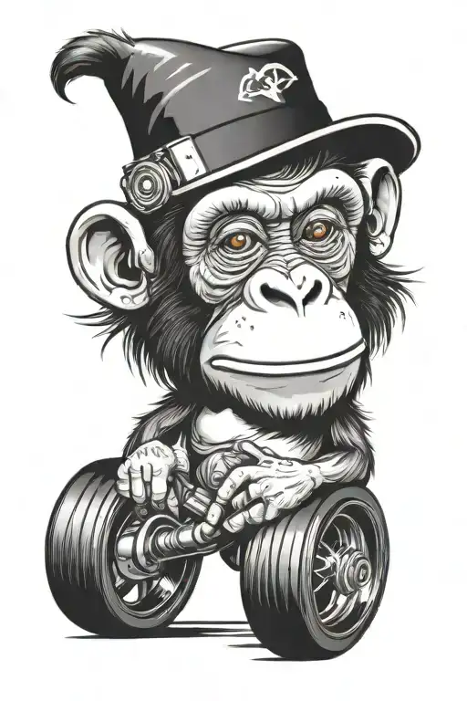 Chimp Shifting Gears