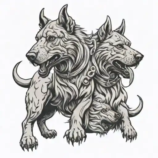 Cerberus Hound 3 Heads
