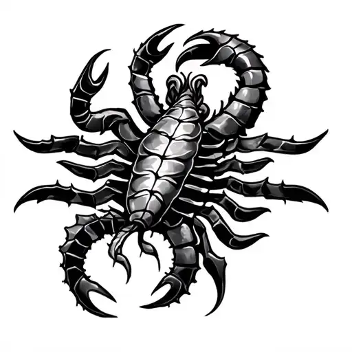 Aquarius And Scorpio Zodiac Symbol
