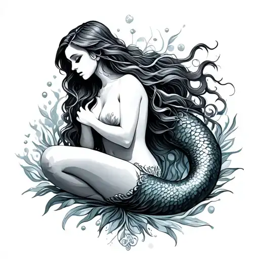 Mermaid Sitting