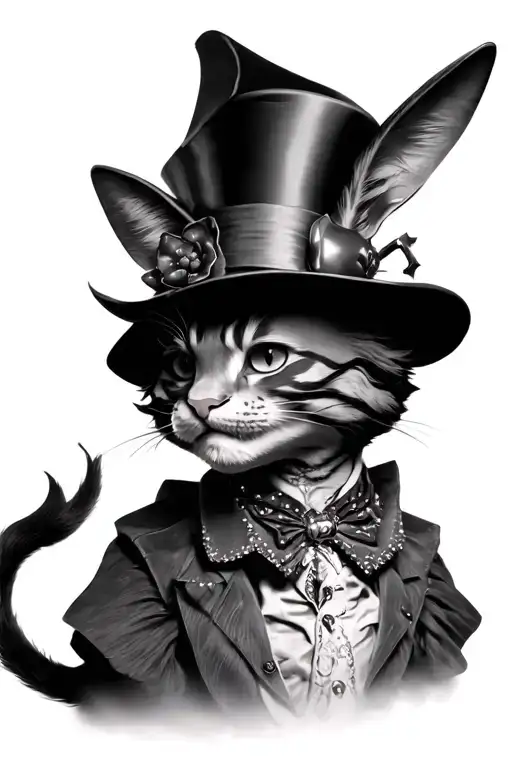 3D Mad Hatter Cheshire Cat Red Queen March Hare