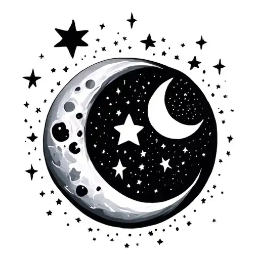 Moon And Stars