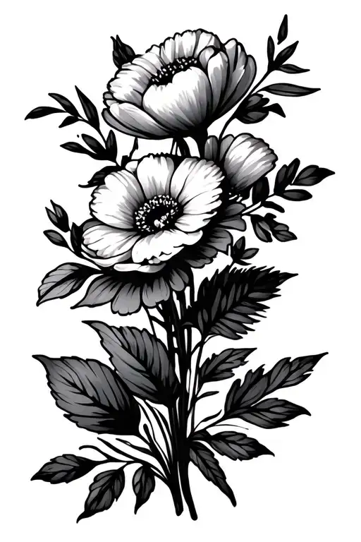 March April And May Month Flower Bouquet