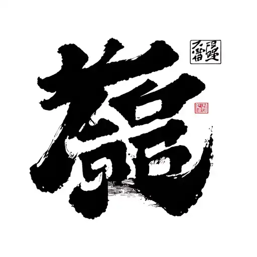 Mount Aso With Japanese Kanji For Aso