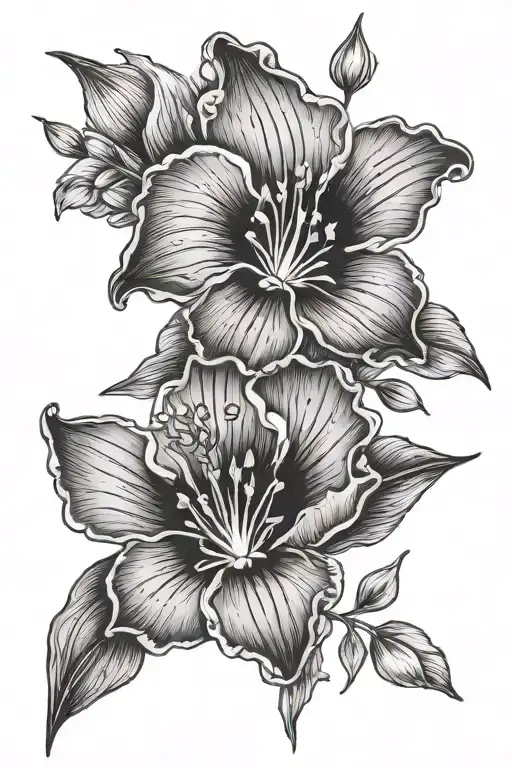 Cosmo And Sweet Pea Flower
