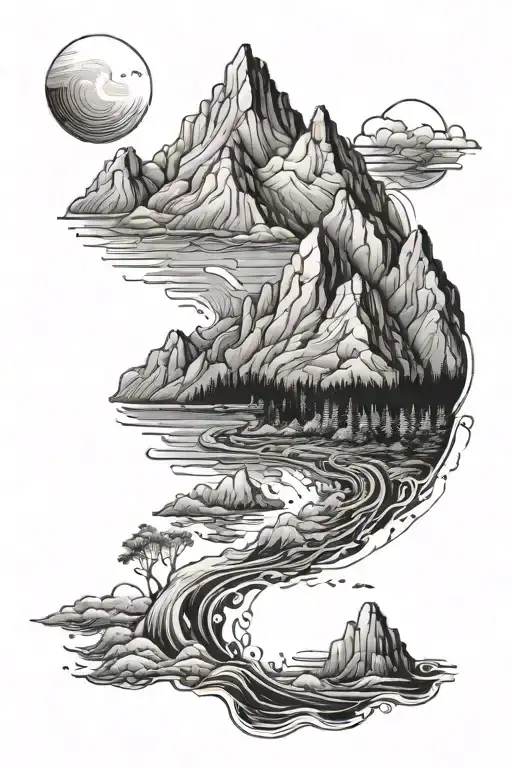 Mountain And Sea