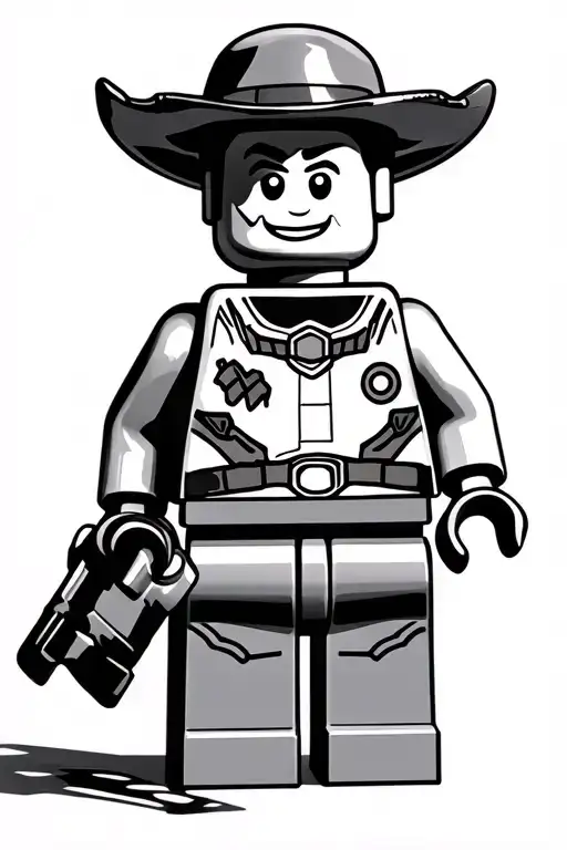 Lego Buzz And Woody Minifigure
