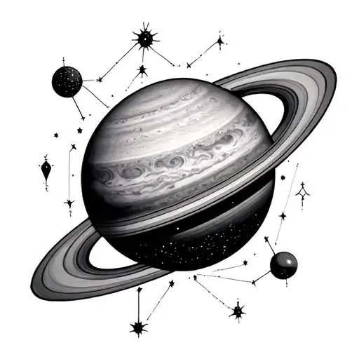 Using The Aquarius Constellation Create A Mobile Including Saturn And Jupiter