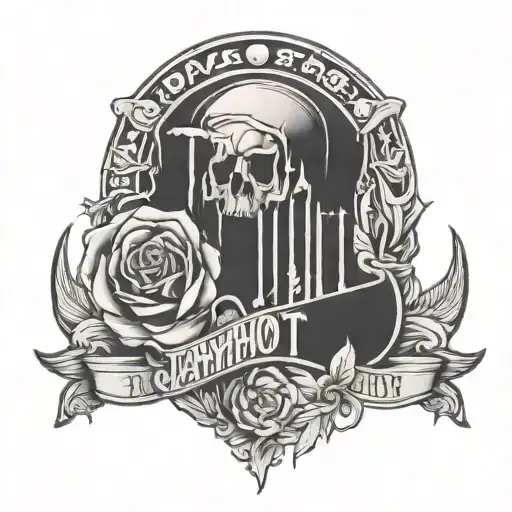 Arm Sleeve Tattoo That Says Jayhot