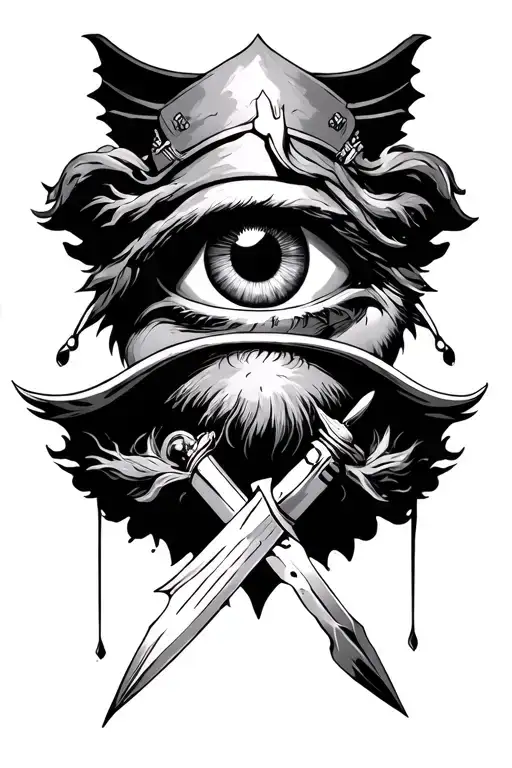 Odysseus Stabs Cyclops' Eye Out