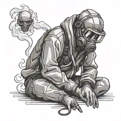 Hazmat Suit Smoking