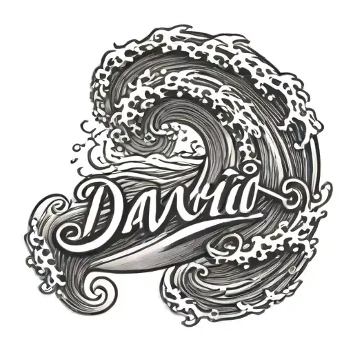 Name David Formed By Waves