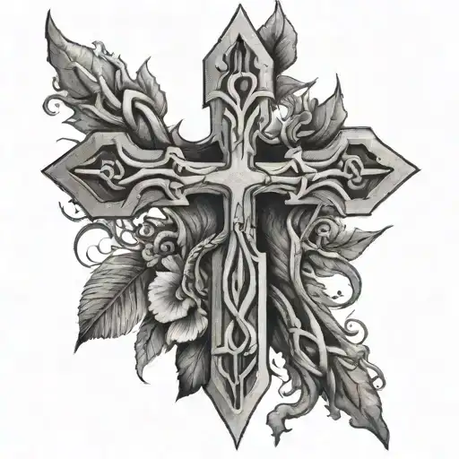 Survivor And A Cross Intertwined
