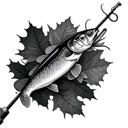 Fall Fishing Rod