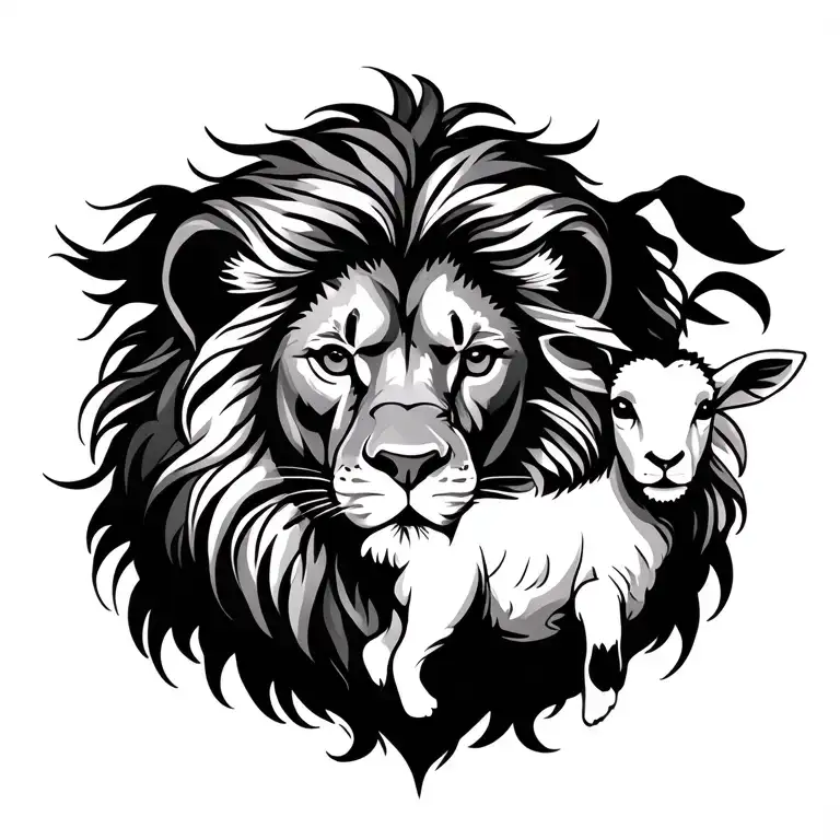 Lion And Lamb