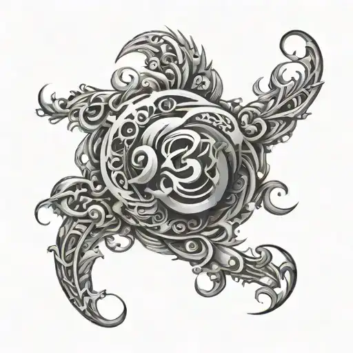 I Want A Tattoo With Hidden Number 2527 And Hidden Name Dakshit