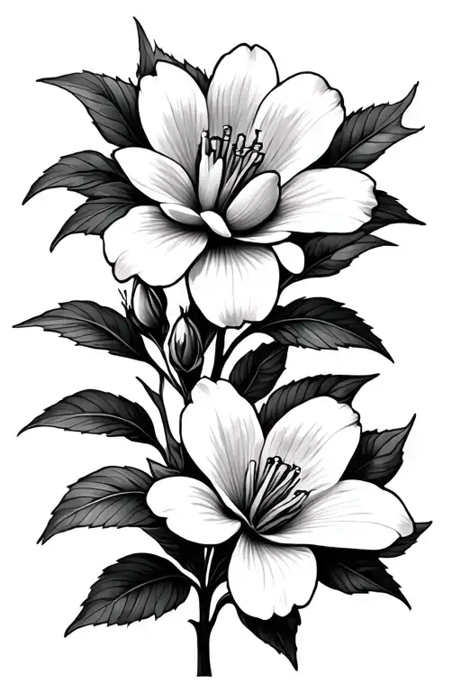 Colored Small Jasmine Flower Coming