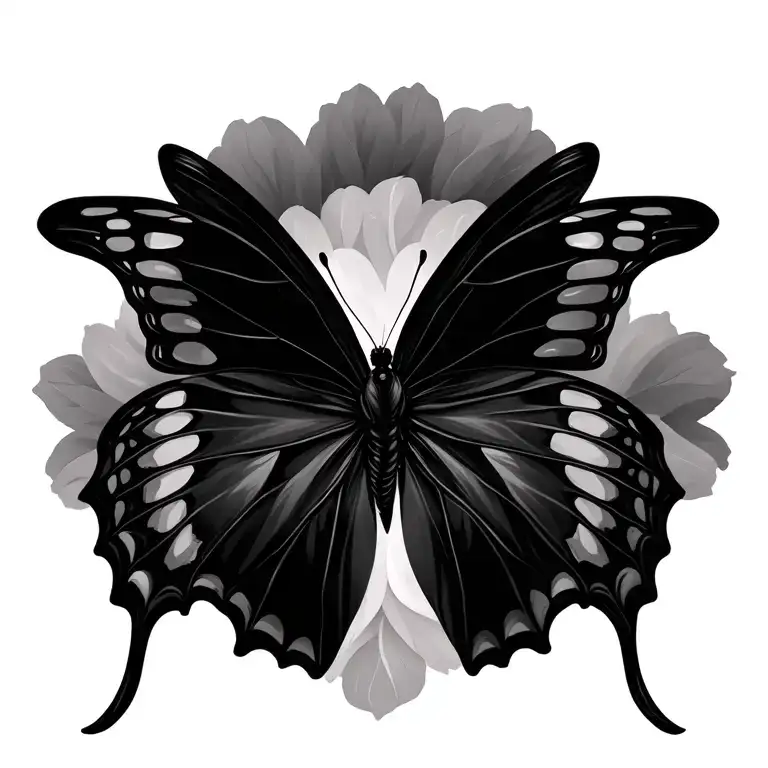 Cover Black Butterfly Flying