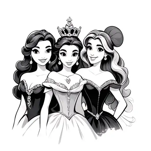 Dinsey Princess Characters