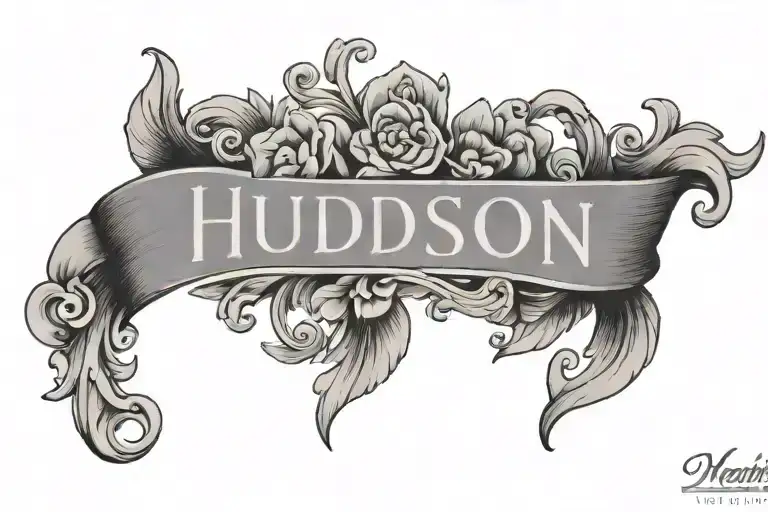 Baby Name Written Hudson
