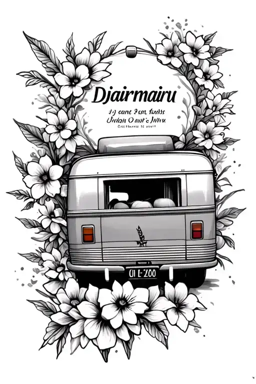 Caravan With Flowers Name Djairmairu