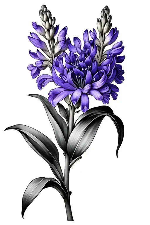 Purple Hyacinth Flower