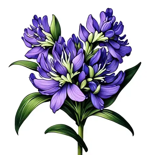 Purple Hyacinth Flower