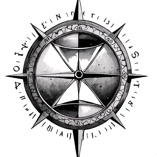 Hourglass Compass