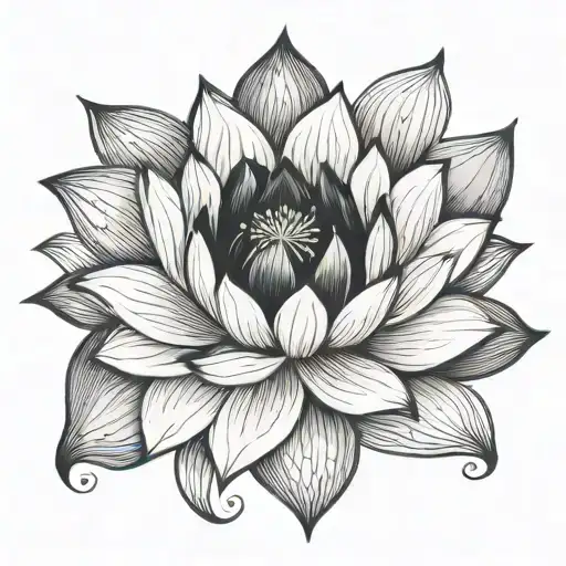 Lotus Flower Surrounded