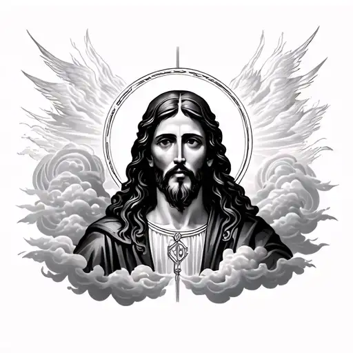 Religious With Clouds Surrounding