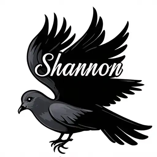 The Name Shannon With A Dove